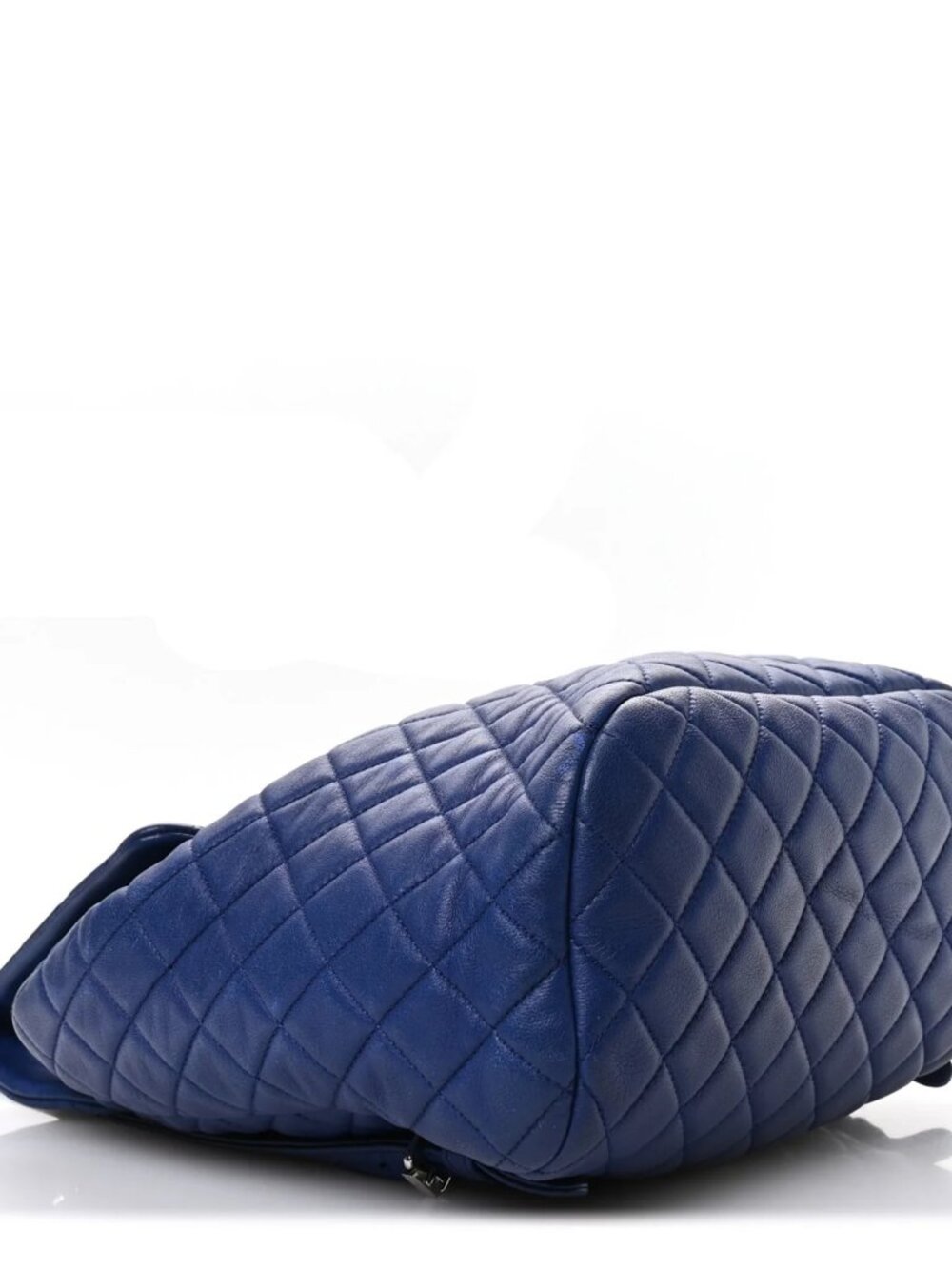 Chanel Lambskin Quilted Large Urban Spirit Backpack Blue Shoulder Bag Sling - Picture 5 of 10